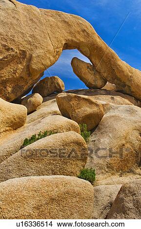USA, California, Joshua Tree National Park, Arch rock View Large Photo Image Picture - USA, California, Joshua Tree National Park, Arch rock. Fotosearch