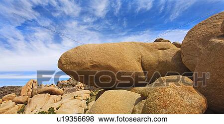USA, California, Joshua Tree National Park, Rock formations View Large Photo Image Stock Photo - USA, California, Joshua Tree National Park, Rock formations. Fotosearch