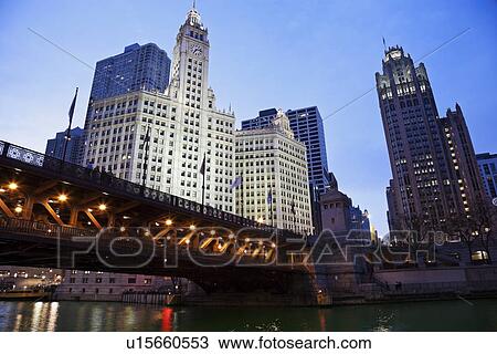 USA, Illinois, Chicago, City view View Large Photo Image Stock Image - USA, Illinois, Chicago, City view. Fotosearch