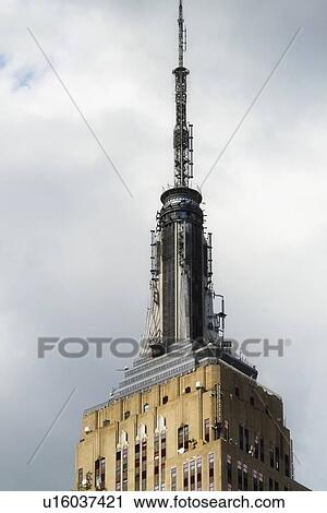USA, New York City, Detail of Empire State Building View Large Photo Image Stock Image - USA, New York City, Detail of Empire State Building. Fotosearch