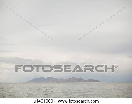 USA, Utah, Salt Lake City, Seascape View Large Photo Image Stock Photo - USA, Utah, Salt Lake City, Seascape. Fotosearch