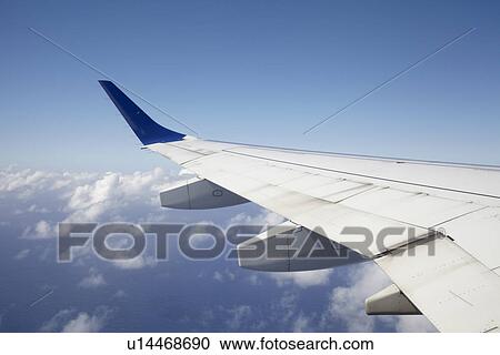 View of airplane wing View Large Photo Image Stock Image - View of airplane wing. Fotosearch