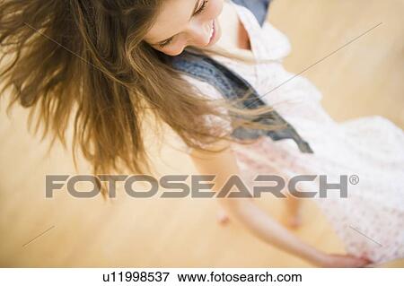 Stock Photo - Woman dancing. Fotosearch