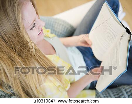 Woman reading book View Large Photo Image Stock Photo - Woman reading book. Fotosearch