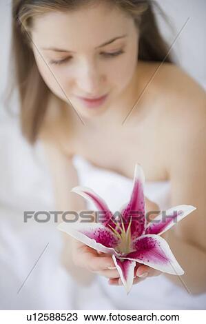 Woman relaxing in spa View Large Photo Image Stock Image - Woman relaxing in spa. Fotosearch