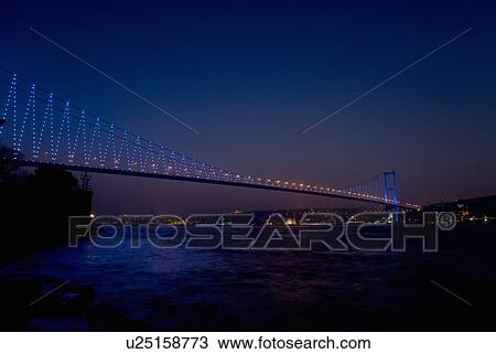 Bosphorus Bridge, Istanbul, Turkey View Large Photo Image Stock Image - Bosphorus Bridge, Istanbul, Turkey. Fotosearch