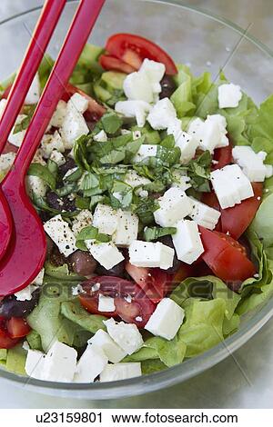 Close up of bowl of salad View Large Photo Image Stock Image - Close up of bowl of salad. Fotosearch