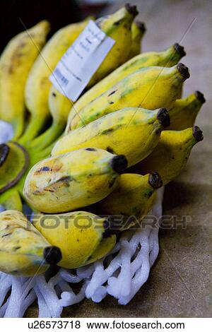 Stock Photo - Close up of bunch of bananas. Fotosearch