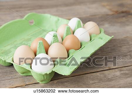 Close up of carton of mixed eggs View Large Photo Image Stock Image - Close up of carton of mixed eggs. Fotosearch
