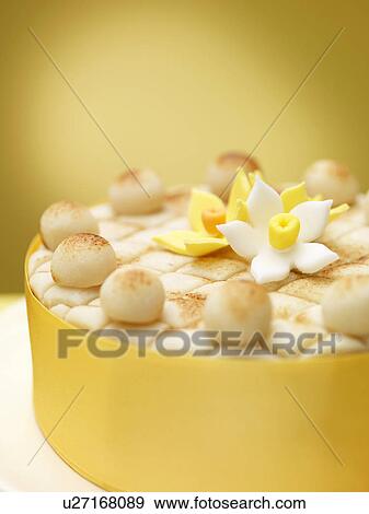 Close up of decorated cake View Large Photo Image Stock Photo - Close up of decorated cake. Fotosearch