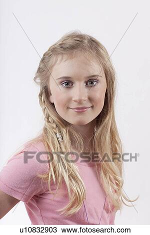Close up of girls smiling face View Large Photo Image Stock Image - Close up of girls smiling face. Fotosearch