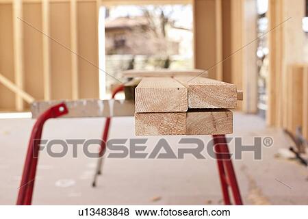 Close up of stacked wood on site View Large Photo Image Stock Photo - Close up of stacked wood on site. Fotosearch