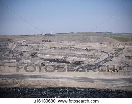 Stock Image - Construction work in coal mine. Fotosearch