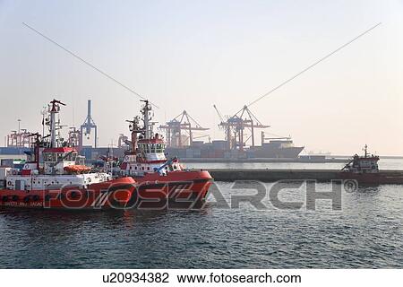 Fire brigade boat, Haydarpasa port container terminal, Istanbul, Turkey View Large Photo Image Stock Image - Fire brigade boat, Haydarpasa port container terminal, Istanbul, Turkey. Fotosearch