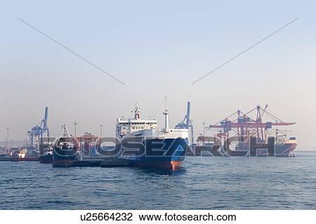 Haydarpasa port container terminal, Istanbul, Turkey View Large Photo Image Stock Image - Haydarpasa port container terminal, Istanbul, Turkey. Fotosearch