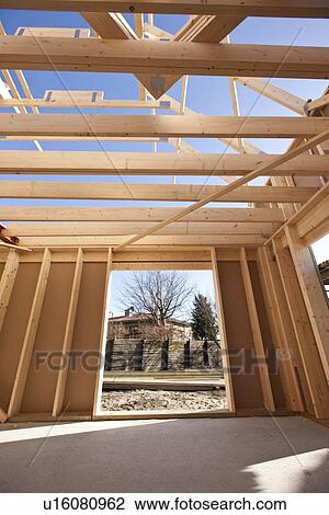 Stock Image - Interior of building under construction. Fotosearch