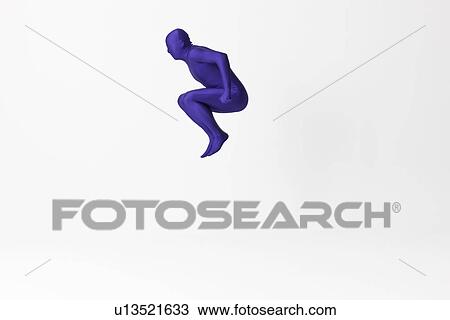 Man in bodysuit jumping View Large Photo Image Stock Image - Man in bodysuit jumping. Fotosearch