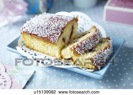 Plate of sliced fruit cake View Large Photo Image Stock Image - Plate of sliced fruit cake. Fotosearch