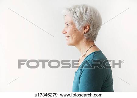 Profile of womans head and shoulders View Large Photo Image Stock Photo - Profile of womans head and shoulders. Fotosearch