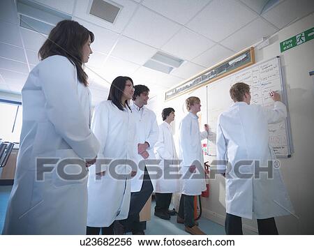 Students writing on board in classroom View Large Photo Image Stock Photograph - Students writing on board in classroom. Fotosearch