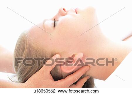 Woman having scalp massage in spa View Large Photo Image Stock Image - Woman having scalp massage in spa. Fotosearch