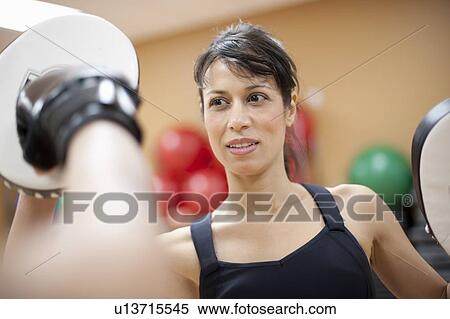 Women kick boxing in gym View Large Photo Image Stock Photography - Women kick boxing in gym. Fotosearch