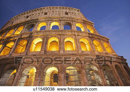 Amphitheater, Colosseum, Rome, Lazio, Italy View Large Photo Image Stock Photo - Amphitheater, Colosseum, Rome, Lazio, Italy. Fotosearch
