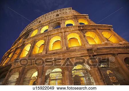 Amphitheater, Colosseum, Rome, Lazio, Italy View Large Photo Image Stock Photo - Amphitheater, Colosseum, Rome, Lazio, Italy. Fotosearch