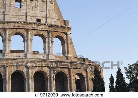 Amphitheater, Colosseum, Rome, Lazio, Italy View Large Photo Image Stock Photo - Amphitheater, Colosseum, Rome, Lazio, Italy. Fotosearch