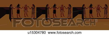 Ancient Egyptian painting View Large Photo Image Stock Image - Ancient Egyptian painting. Fotosearch