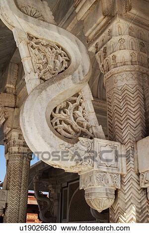 Architectural detail of a mausoleum, Tomb Of Sheikh Salim Chisti, Fatehpur Sikri, Agra, Uttar Pradesh, India View Large Photo Image Stock Image - Architectural detail of a mausoleum, Tomb Of Sheikh Salim Chisti, Fatehpur Sikri, Agra, Uttar Pradesh, India. Fotosearch
