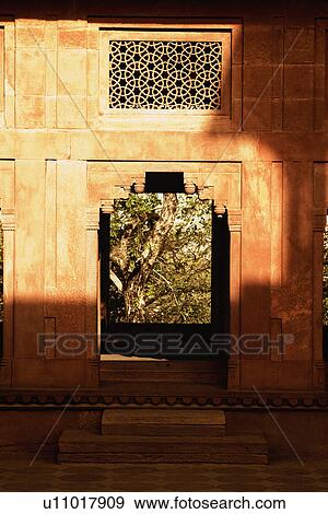 Stock Photo - Architectural detail of a palace, Fatehpur Sikri, Agra, Uttar Pradesh, India. Fotosearch