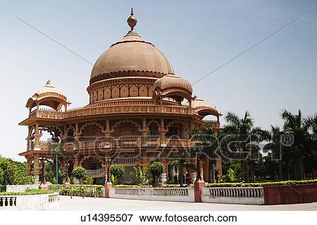 Stock Photo - Architectural details of a temple, Chhatarpur Temple, New Delhi, India. Fotosearch