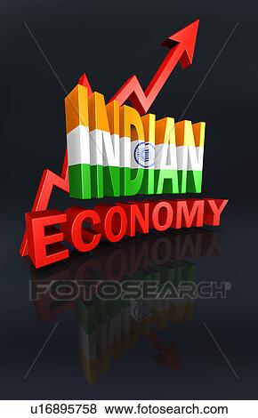 Arrow sign showing growth in Indian economy View Large Photo Image Stock Photo - Arrow sign showing growth in Indian economy. Fotosearch