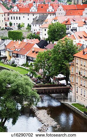 Buildings in a city, Cesky Krumlov, South Bohemian Region, Czech Republic View Large Photo Image Stock Image - Buildings in a city, Cesky Krumlov, South Bohemian Region, Czech Republic. Fotosearch