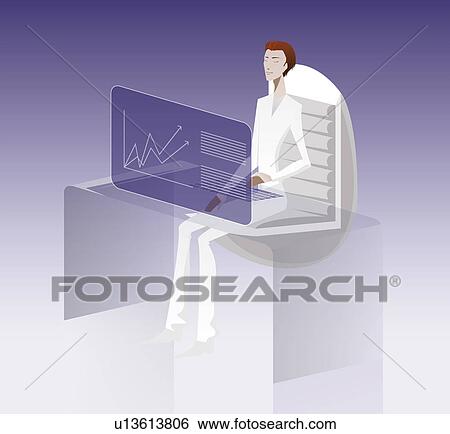 Businessman analyzing a report in an office View Large Photo Image Stock Photograph - Businessman analyzing a report in an office. Fotosearch