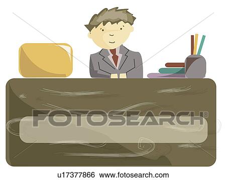 Businessman at desk in an office View Large Photo Image Stock Photograph - Businessman at desk in an office. Fotosearch