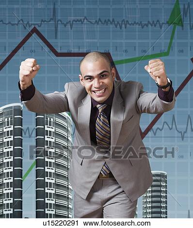 Businessman celebrating success View Large Photo Image Stock Image - Businessman celebrating success. Fotosearch