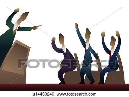 Businessman giving a speech in meeting View Large Photo Image Stock Image - Businessman giving a speech in meeting. Fotosearch