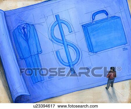 Businessman looking at blueprint View Large Photo Image Stock Photo - Businessman looking at blueprint. Fotosearch