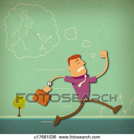 Businessman running View Large Photo Image Stock Photograph - Businessman running. Fotosearch