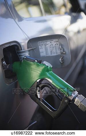 Car being refueled at a gas station, New Delhi, India View Large Photo Image Stock Image - Car being refueled at a gas station, New Delhi, India. Fotosearch