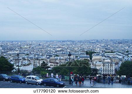Stock Image - Cityscape, Paris, France. Fotosearch