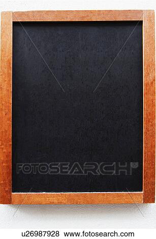 Close-up of a blank blackboard View Large Photo Image Stock Photo - Close-up of a blank blackboard. Fotosearch