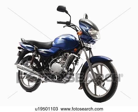 Stock Image - Close-up of a motorcycle. Fotosearch