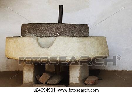 Close-up of a traditional stone grinder, Agra, Uttar Pradesh, India View Large Photo Image Stock Image - Close-up of a traditional stone grinder, Agra, Uttar Pradesh, India. Fotosearch