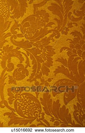 Stock Image - Close-up of a wallpaper. Fotosearch