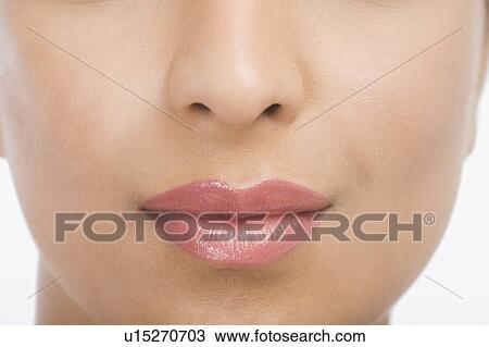 Close-up of a woman's lips View Large Photo Image Stock Image - Close-up of a woman's lips. Fotosearch