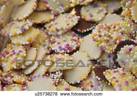 Close-up of candies at a market stall View Large Photo Image Stock Photo - Close-up of candies at a market stall. Fotosearch