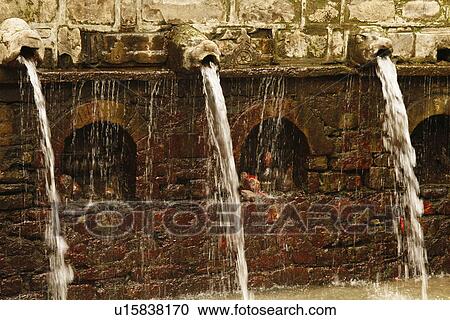 Close-up of water outlets View Large Photo Image Stock Image - Close-up of water outlets. Fotosearch